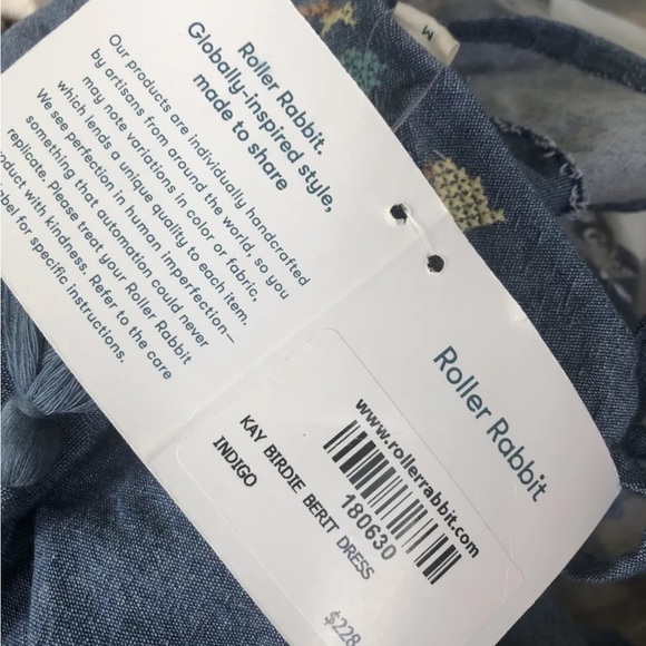 ✨ NWT ROBERTA ROLLER RABBIT KAY BIRDIE BERIT DRESS | $228 | MEDIUM | SOLD OUT ✨ - Picture 13 of 14